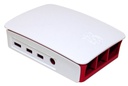 Raspberry Pi 4 DIY Case Enclosure Red and White