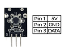 KY-004 3 Pin Button Key Switch Sensor Module For Arduino