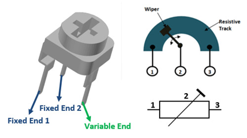 5k Variable Resistor Trimmer Potentiometer(RM065)