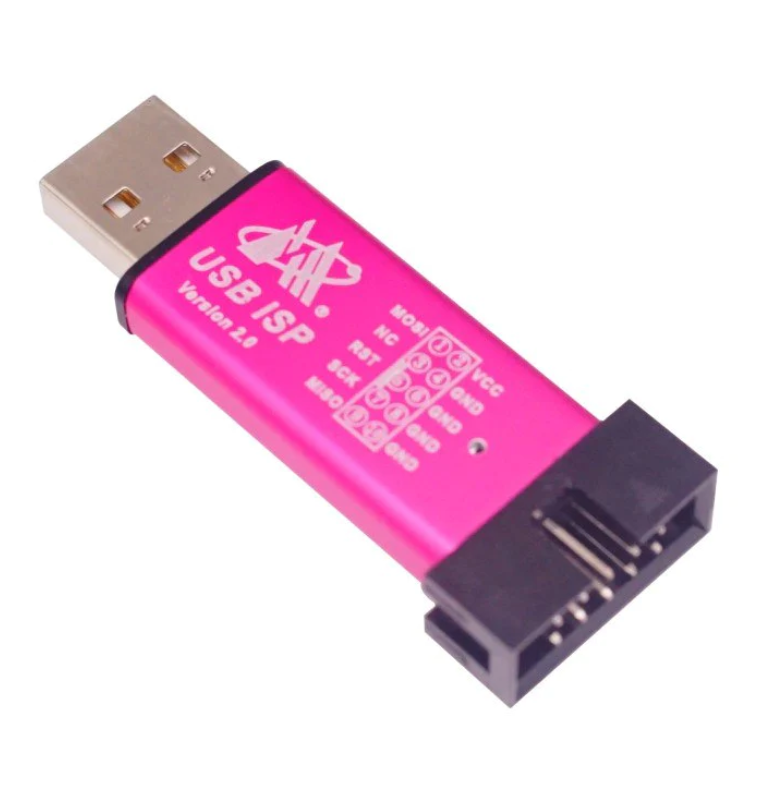 Mini USBISP USBASP Programmer Aluminum for 51 ATMEL AVR WIN7 64