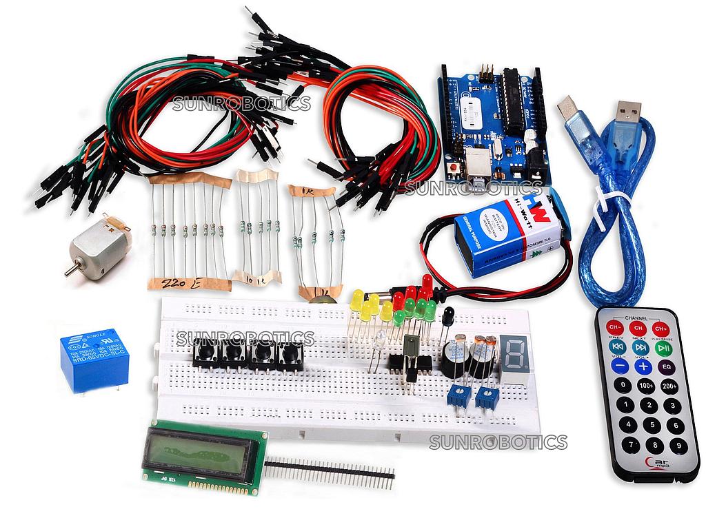 Arduino Uno Complete Starter Kit w/Detailed Tutorial by SunRobotics V2.0