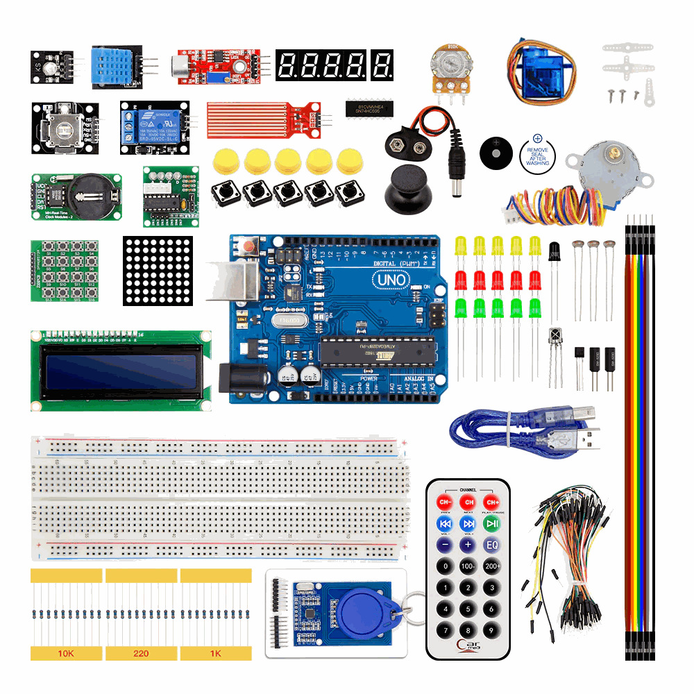 Arduino Uno R3 Compatible Upgraded Starter Learning Kit