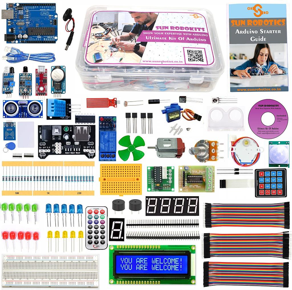 SunRobotics Arduino Starter Kit - Knowing to Utilize Electronic Components  Electronic Hobby Kit Price in India - Buy SunRobotics Arduino Starter Kit -  Knowing to Utilize Electronic Components Electronic Hobby Kit online