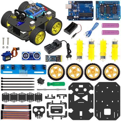 [2276] Cligo Smart 4WD Wireless DIY Robotics Car Kit