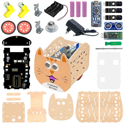 [9103] Coding Kitten STEM based Educational Robotics Learning Kits Using Scratch Programming (Age 13+ | Assembled Kit)