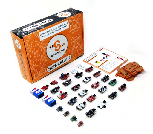 [2187] Edison Electronics Blox - STEAM Learning Science | Basic Electronics | Analog Electronics | Digital Electronics Activities Kits (EDISON ELECTRONICS)