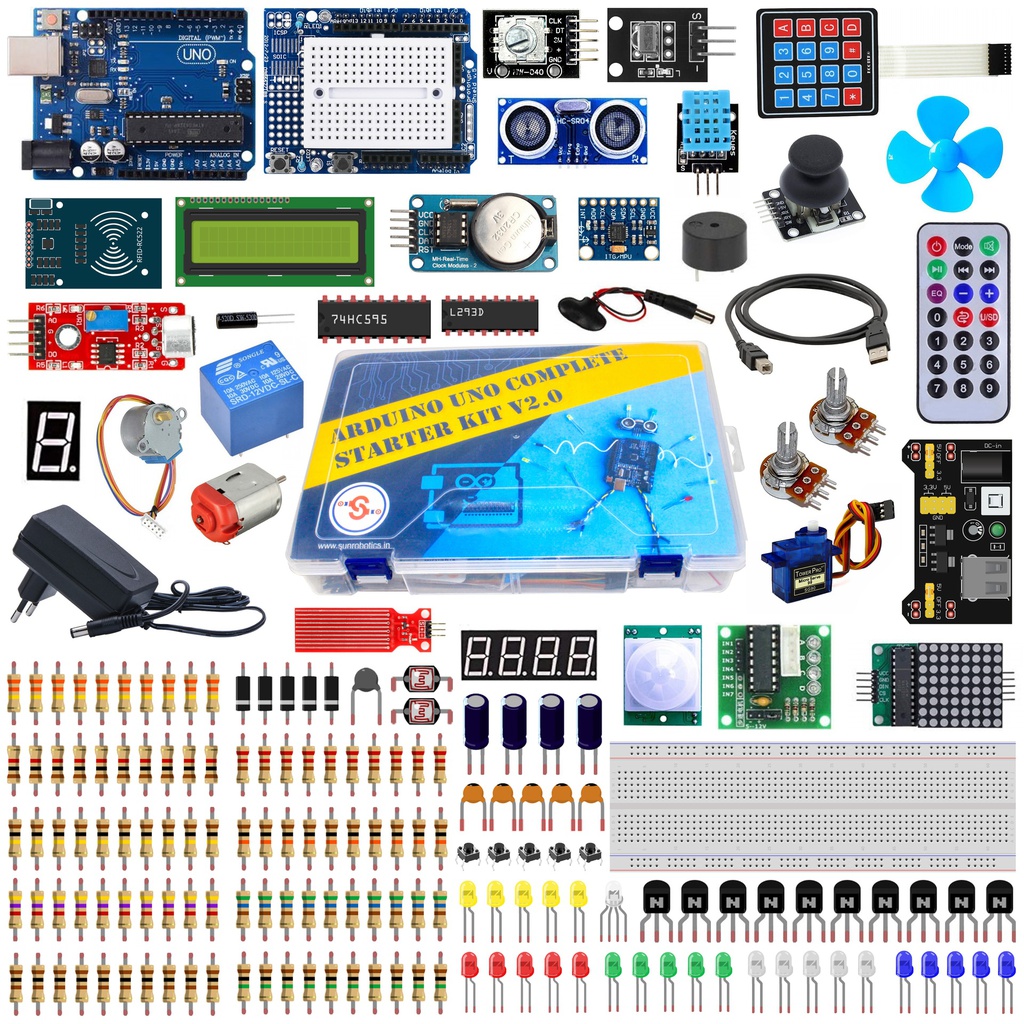 Arduino Uno Complete Starter Kit w/Detailed Tutorial by