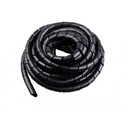 Spiral Cable wrap Band 9 mm X 1 mtr Black Cable Sleeve, Cable Organizer for TV PC Home & Home
