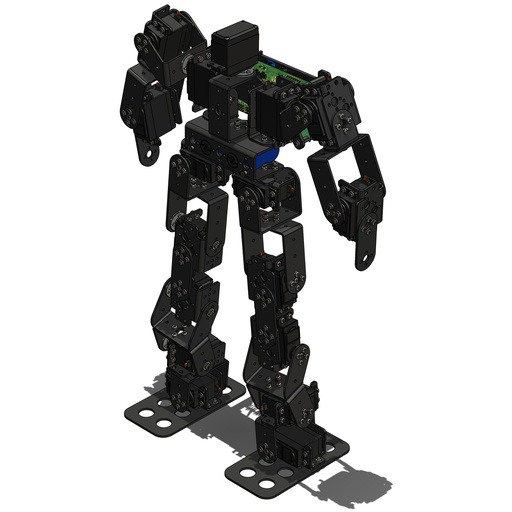 [9144] SunRobotics 17DOF Biped Humanoid Robot Chassis DIY Kit(Unassembled with Wifi/BLE Servo Controller)