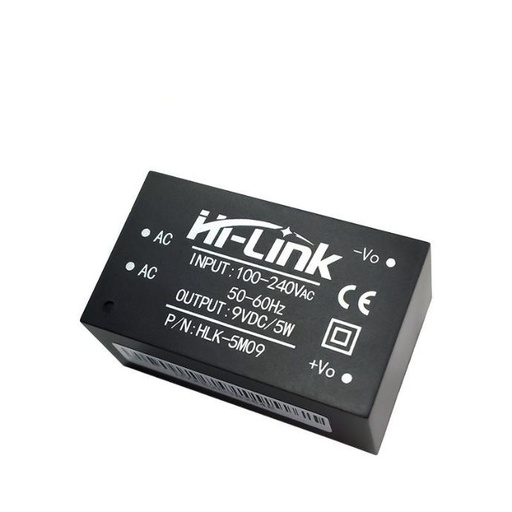 [2818] Hi Link HLK-5M09 - AC-DC 220V AC to 9V DC 5W Switch Power Supply