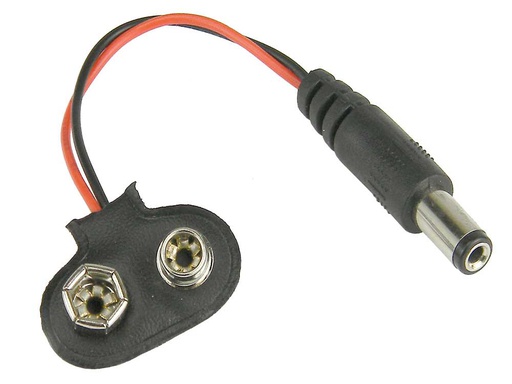 [10031] Battery 9V Snap Connector to DC Jack Male Connector