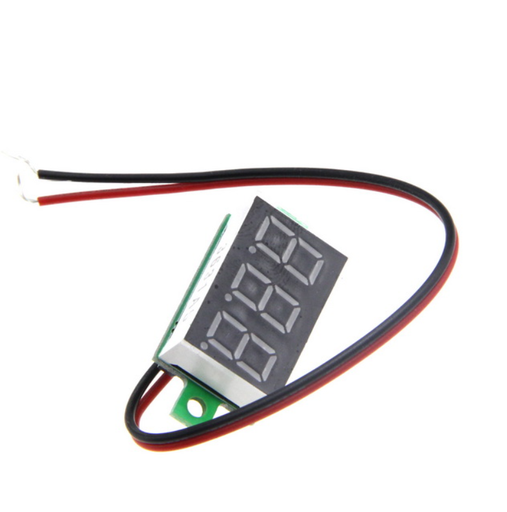 [6211] Digital Voltmeter 0.28 Inch Two Wire 3.5-30V Red