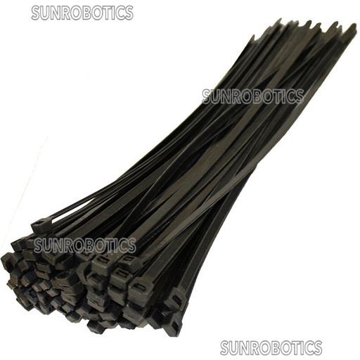 [9079] Nylon Flexible Black 100pcs Straps 150 mm x 3.6 mm Cable Tie