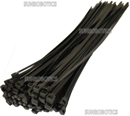 [9038] Nylon Flexible Black 100pcs Straps 300 mm x 4.6 mm Cable Tie