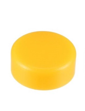 [10012] YELLOW Round Cap for Square Tactile Switch 12x12x7.3mm