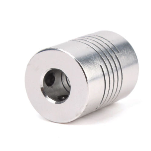 Aluminum Flexible Coupling Coupler Helical Shaft 5mm x 8mm - SunRobotics | www.sunrobotics.in