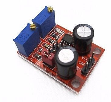 Pulse generator module circuit diagram featuring NE555, SunRobotics