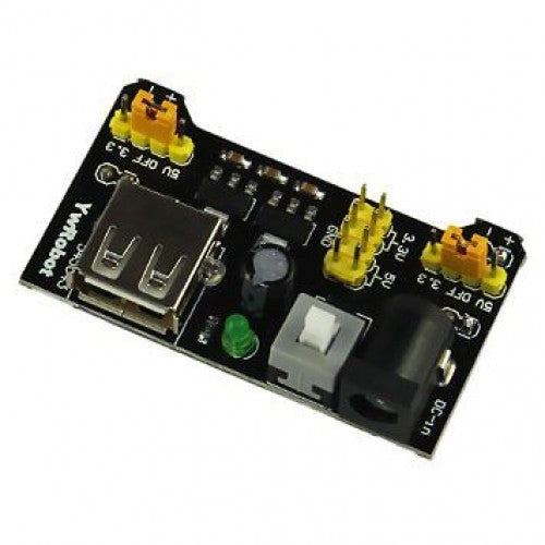 3.3V/5V MB102 Breadboard Power Supply Module - SunRobotics | www.sunrobotics.in