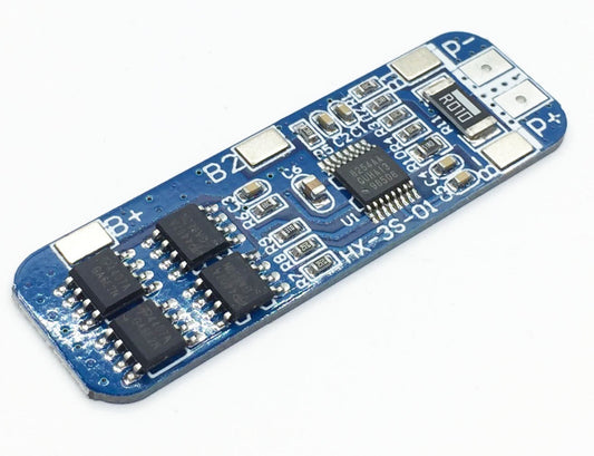 3S 11.1V 10A 18650 Lithium Battery Overcharge And Over-current Protection board - SunRobotics | www.sunrobotics.in