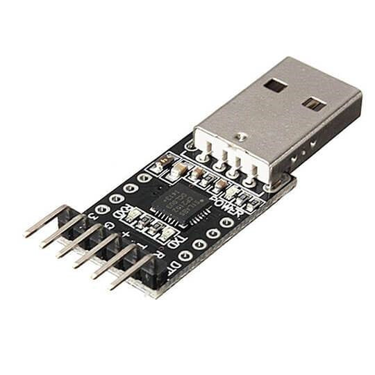 CP2102 USB 2.0 to TTL UART serial converter module features