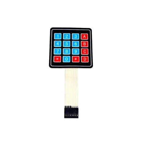 Universal 4×4 16 Key Matrix Membrane Switch Keypad Keyboard - Key Pad 4x4 - SunRobotics | www.sunrobotics.in