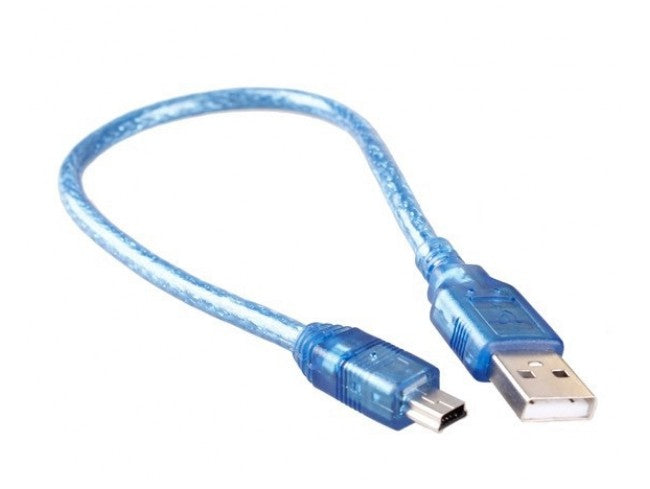 Arduino Nano Cable USB 2.0 A to USB 2.0 Mini B 30cm - SunRobotics | www.sunrobotics.in