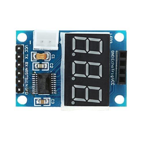 Schematic of ULtrasonic Display Board - SunRobotics | www.sunrobotics.in