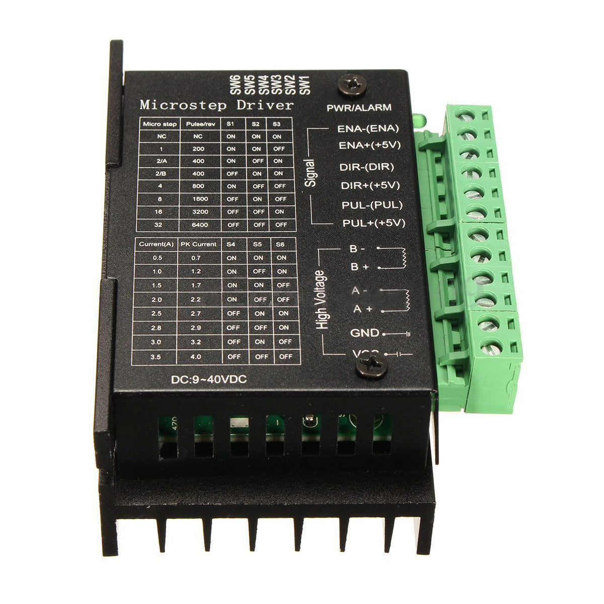 TB6600 Stepper Motor Driver Schematic Diagram - SunRobotics | www.sunrobotics.in