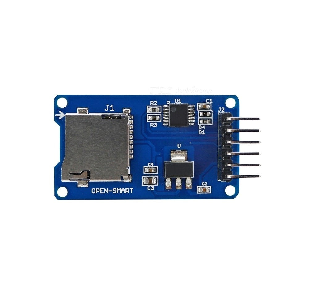 SD Card Reader Circuit Diagram - SunRobotics | www.sunrobotics.in