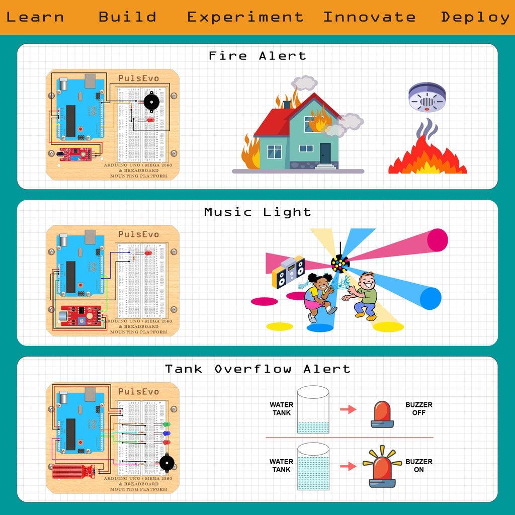 PulsEvo Arduino Uno Student DIY Coding Kit