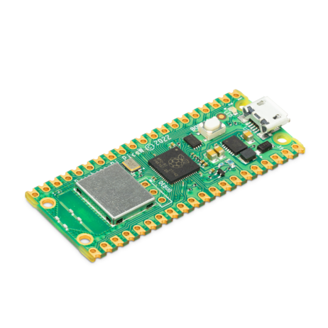 Raspberry Pi Pico W microcontroller with 2.4GHz wireless LAN - SunRobotics | www.sunrobotics.in