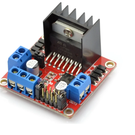 L298 Motor Driver Schematic - SunRobotics | www.sunrobotics.in