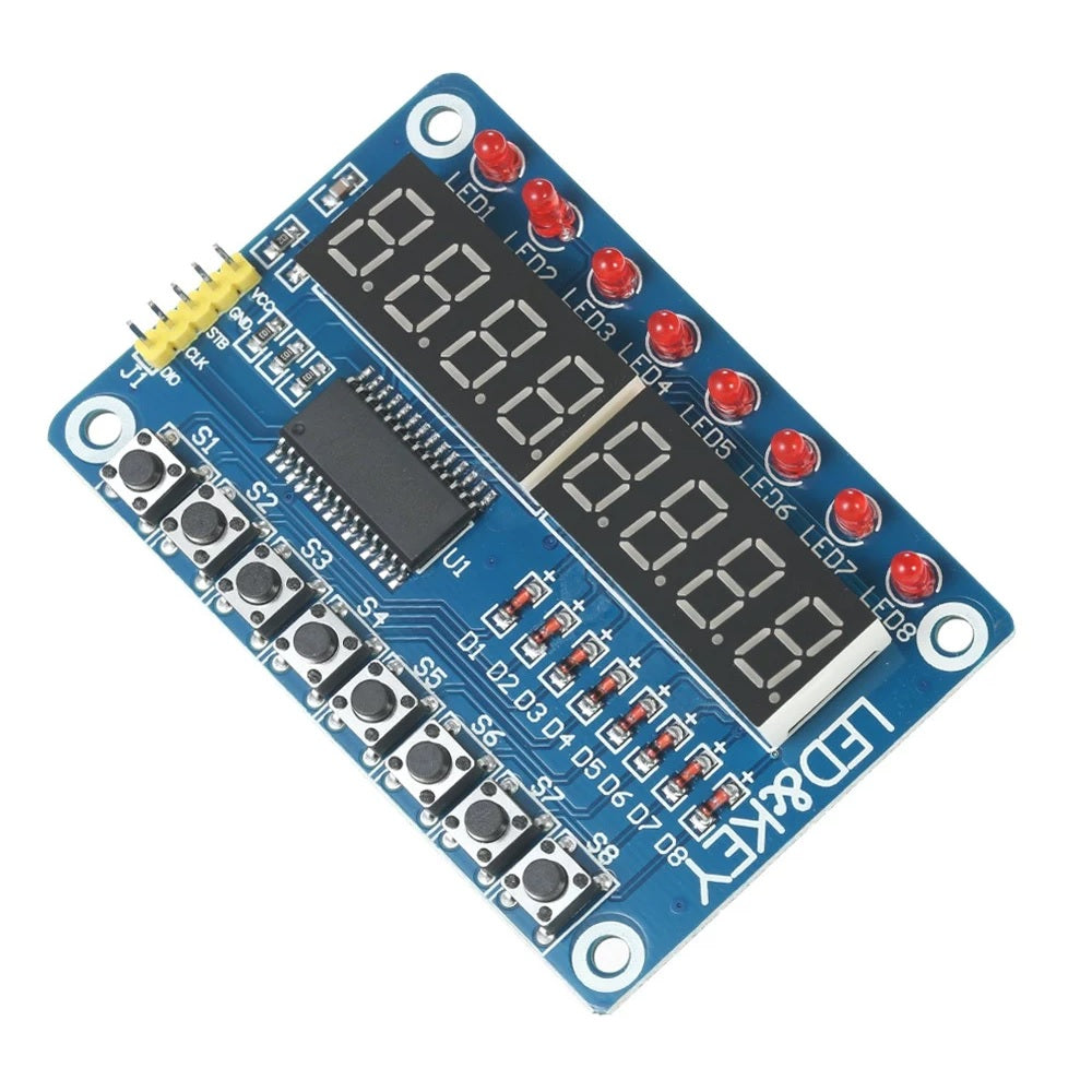 Use case scenarios TM1638 in projects - SunRobotics | www.sunrobotics.in