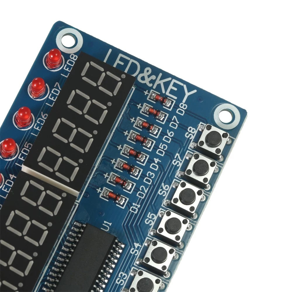 TM1638 LED Display Module with 8 Buttons - SunRobotics | www.sunrobotics.in