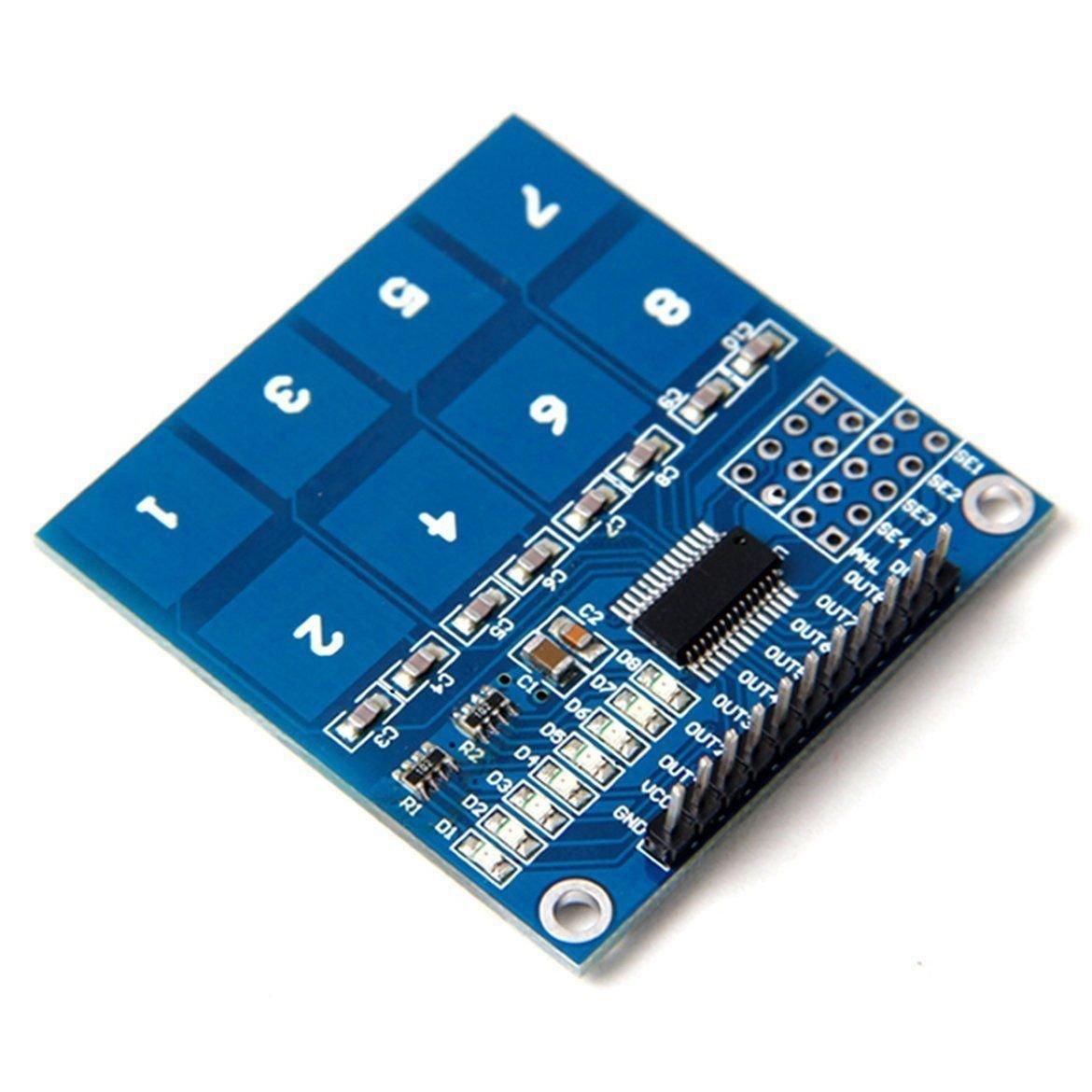 TTP226 Capacitive Touch Module datasheet technical note - SunRobotics | www.sunrobotics.in