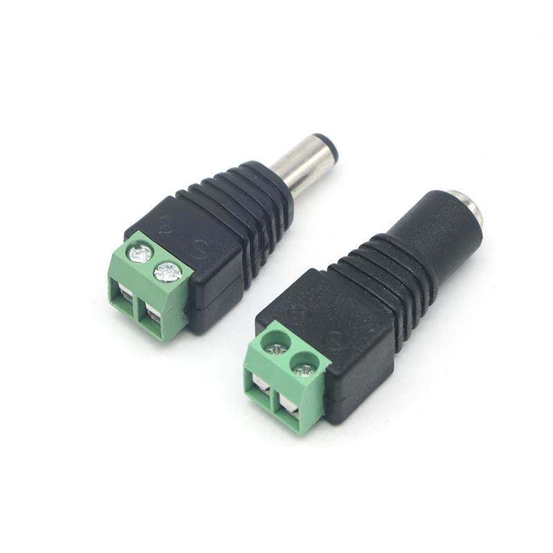 Male + Female 2.1*5.5mm DC Connector - SunRobotics | www.sunrobotics.in