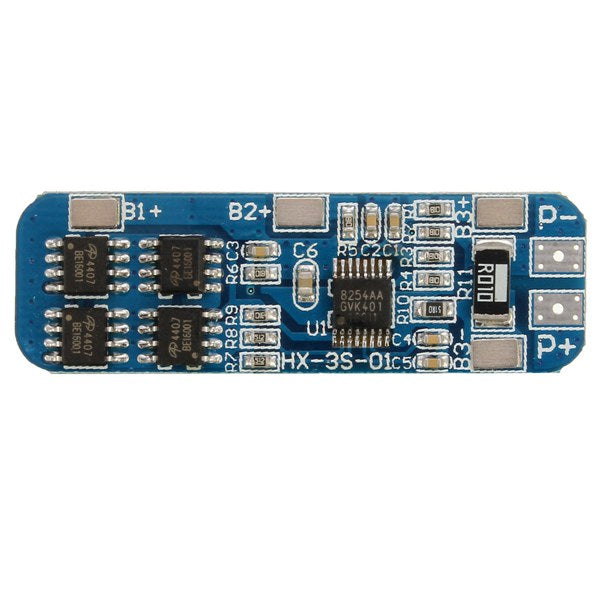 18650 Lithium Battery BMS Circuit Schematic - SunRobotics | www.sunrobotics.in