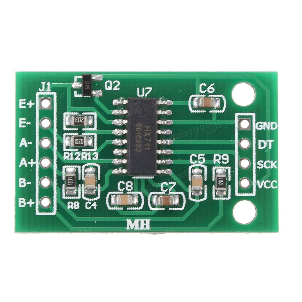 Dual-Channel HX711 module features and connectors - SunRobotics | www.sunrobotics.in