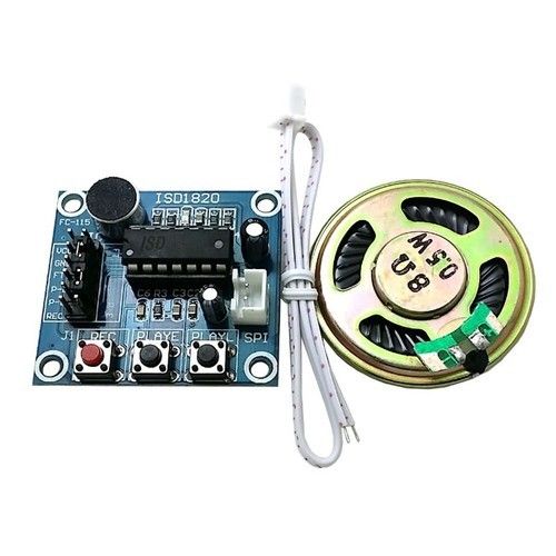 Voice recording with Playback Loudspeaker Module ISD1820