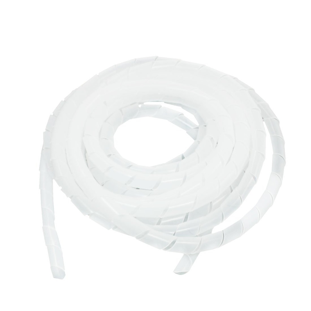 Spiral cable transparent wrap Band 6 mm X 1 mtr Cable Sleeve, Cable Organizer for TV PC Home &amp; Home