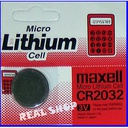 Original Maxell CR2032 Lithium Battery (CMOS Battery) 1 PC