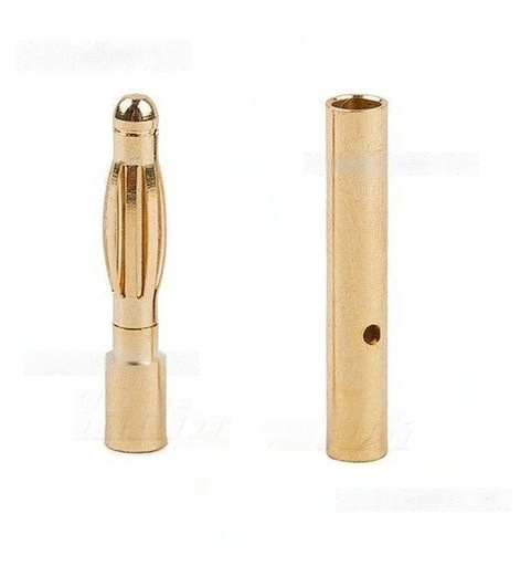 [3858] 3.5MM Gold Plated Bullet Connector